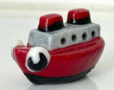 Maxi Fève Bateau Rouge Gris Noir ⭐Galette des Rois French Charm 3,5cm