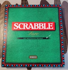 Vintage SCRABBLE LUXE avec Minuteur Électronique Jeux Spear Complet 1988