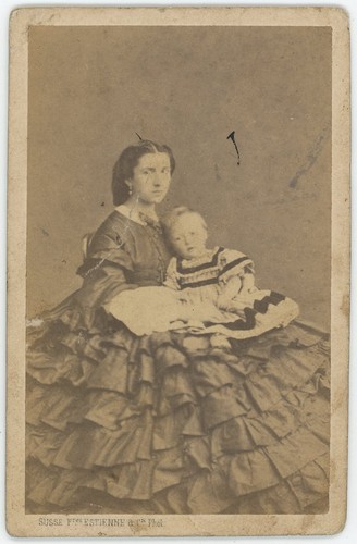Cdv circa 1865 mme - 1865., priel