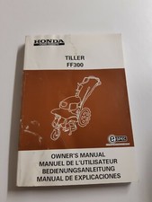 manuel d utilisation de motoculteur / motobineuse honda ff300