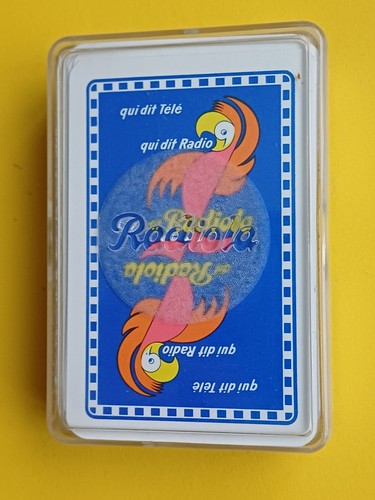 Jeu cartes vintage - cartes, radiola