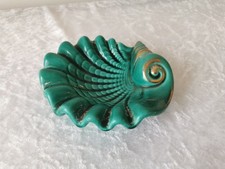 Cendrier vide-poche vintage Verceram en forme de coquillage