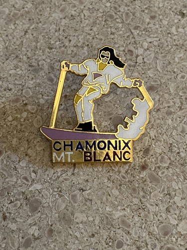 Pin chamonix blanc ski - pin’s,