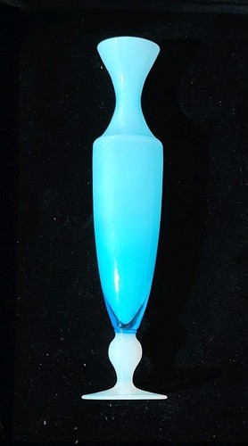 Vase soliflore verre opalin - vase, en