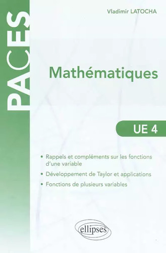 Mathématiques paces ue4 - mathématiques,