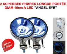 COMME HELLA LIGHTFORCE CIBIE OSCAR! 2 PHARES DIAM 16CM A LED! QUALITE MARINE