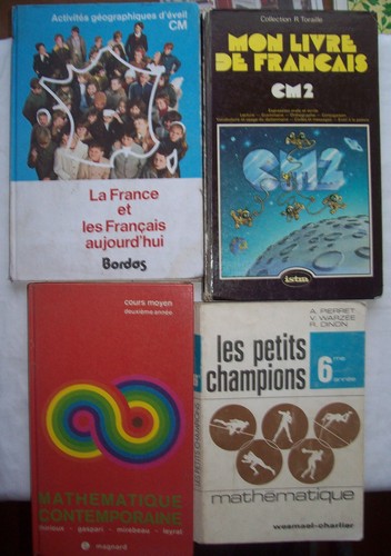 Lot 4 livres scolaires - livres,