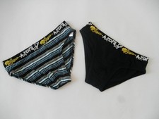 LOT DE 2 SLIPS GARCON AGE 6/8 ANS MARQUE AXOM 95% COTON