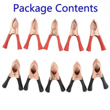 10pcs / Set Aligator Pinces V??hicule Crocodile Test Cable Batterie Rechange