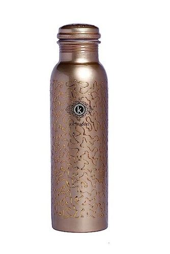 Bouteille cuivre k - bouteille,