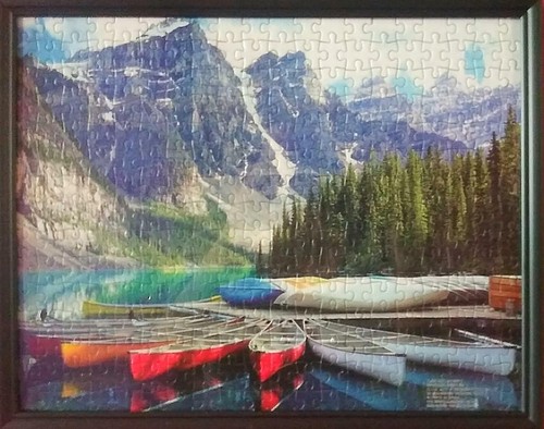Framed puzzle pictures - framed,