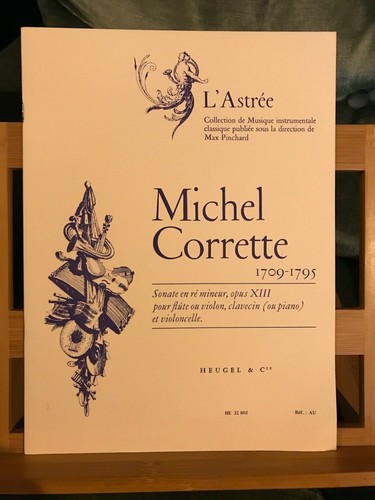 Corrette sonate ré opus - sonate,