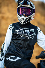 Acerbis Gilet Softshell MX Linear Moto Cross Enduro Offroad Noir/Blanc