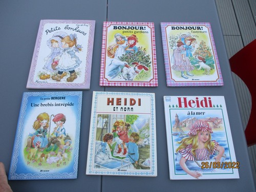 Lot anciens livres - anciens, fillette