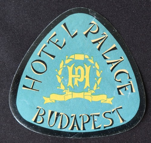Ancienne étiquette hotel - étiquette,