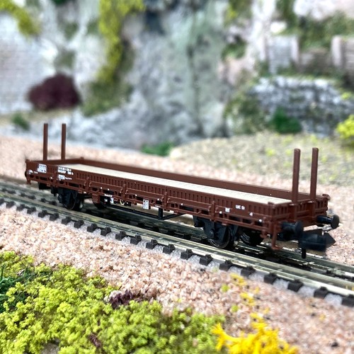 Wagon plat rebords bas - , à