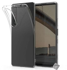 Housse etui coque silicone gel fine Sony Xperia 1 III + verre trempe TRANSPARENT