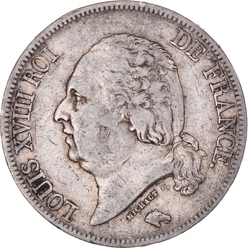 Monnaie france louis xviii - france,,
