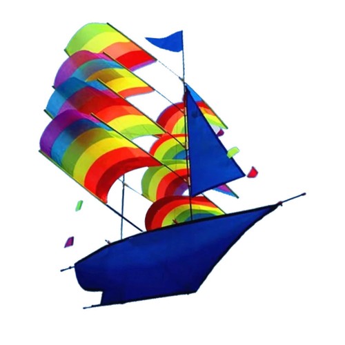 Cerf volant voile - à, -en-ciel