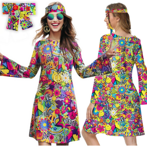 Costume hippie déguisement - hippie,,