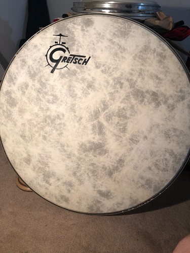 Gretsch bass drum head - bass,