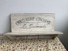 Étagère Patère Porte Manteau Bois Country Corner Chocolaterie Les Gourmands Deco