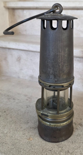 Ancienne lampe mineur - ancienne, de