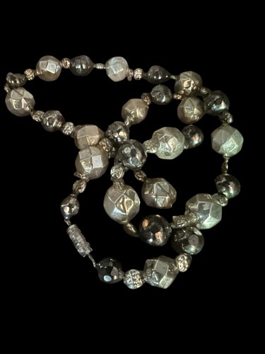 Collier ancien perles verre - perles,