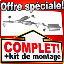 Ligne pot d'échappement pour BMW 5 (E39) 520 523 528 Berline 1998-2000