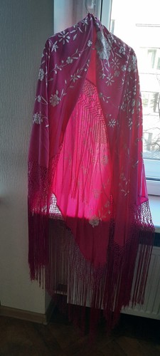 Manton shawl pure - shawl, silk