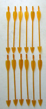 Lot de 12 touilleurs agitateurs flèches publicitaires plastique Rhum Old Nick 