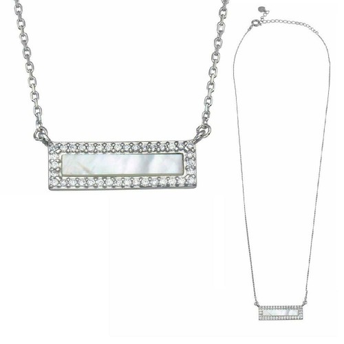 Collier argent sterling - en,