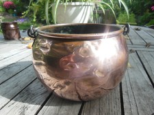 BAIN MARIE CUIVRE + POT BOULLE CUIVRE / Années 1940