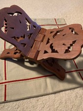 Porte livre Coran en bois exotique Islam, Beau travail artisanal ( en Lot de 2 )