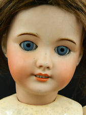 OB231-Ancienne Poupée SFBJ 301 Paris, taille 9, tête biscuit, corps bois,chemise