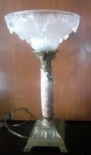 LAMPE COLONNE 1930 CHAPITEAU
