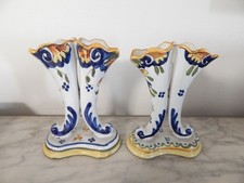 2 ANCIENS Soliflores Vases