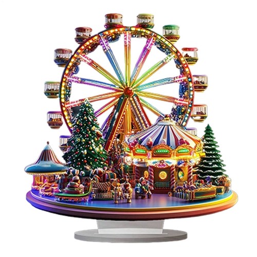 Christmas ferris wheel - ferris,