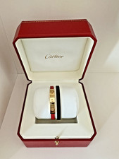 Bracelet 'Cartier Love' en or 18 Carats  sur cuir Rouge de Cartier