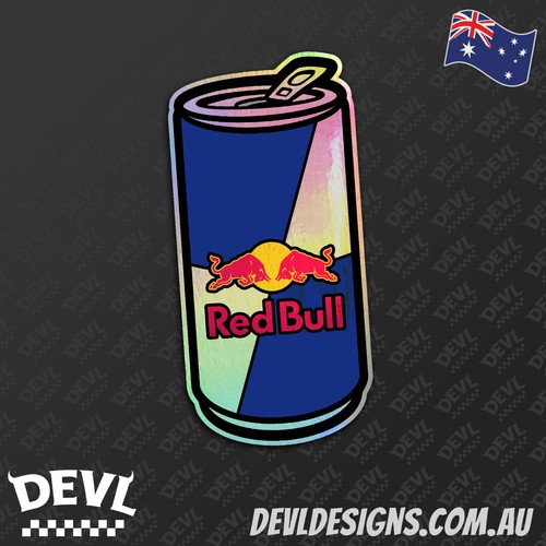 Holographic red bull energy - holographic,