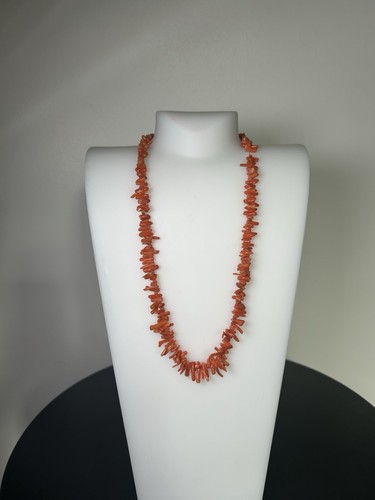 Collier ancien corail - corail, rouge