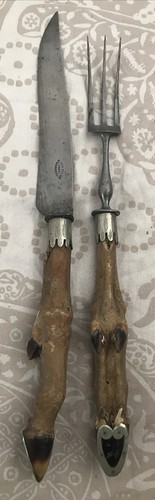 Ancien couteau fourchette - ancien,