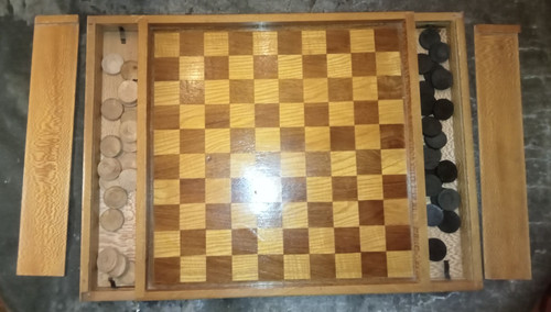 Jeu dames echecs - de,