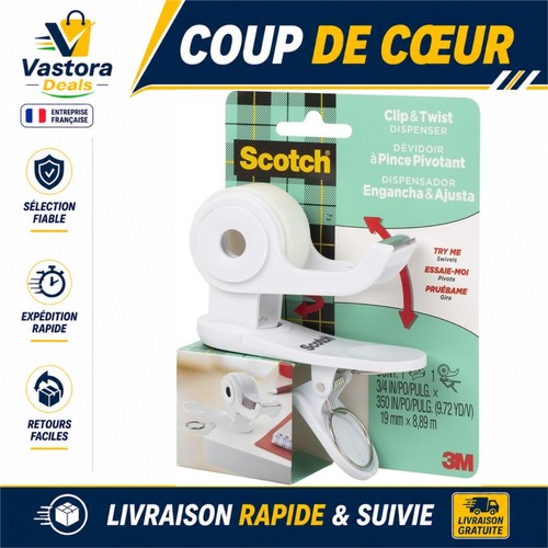 Dévidoir ruban scotch clip - de,