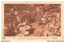 AWWP13-0931-MAROC - CASABLANCA - La place de france vue en avion