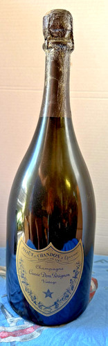 Vintage dom perignon bottle - vintage,