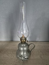 Vintage lampe à pétrole 95% étain  poids: 390 gr ancienne  #359