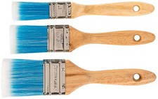 LOT DE 3 PINCEAUX EN SOIES SYNTHETIQUES DE 25, 40 et 50 mm