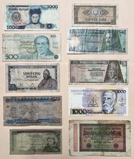 Banknotes World 🌎 #lot 10 Billets Monde #ref:59