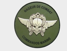 ECUSSON PVC DES COMMANDOS MARINE LE COMMANDO HUBERT NAGEUR DE COMBAT